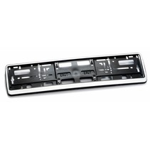 Kader ZILVER  (PP) voor nummerplaat 520x110mm