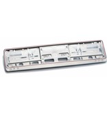 Kader GRIJS met rode rand  (PP) voor nummerplaat 520x110mm