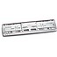 Kader GRIJS met rode rand  (PP) voor nummerplaat 520x110mm