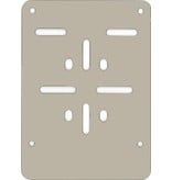 (Brom)Fietsplaathouder ZILVER (ALU) voor nummerplaat 100 x 120mm