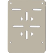 (Brom)Fietsplaathouder ZILVER (ALU) voor nummerplaat 100 x 120mm