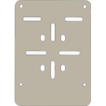 (Brom)Fietsplaathouder ZILVER (ALU) voor nummerplaat 100 x 120mm