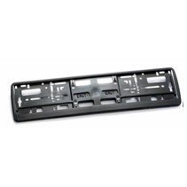 Kader ZWART (PP) voor nummerplaat 520x110/112 mm