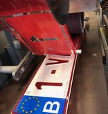 Europese Nummerplaat ALU (België ) 520 x 110mm WIT