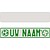 Funplaat Funplaat Chrome (spiegeleffect)