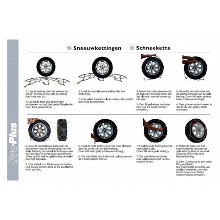 ProPlus Sneeuwketting KN20 - 12mm