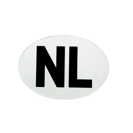 Sticker WIT NL 112x80mm