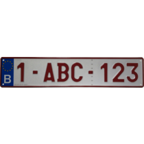 Europese Nummerplaat ALU (België)
