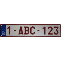 Europese Nummerplaat ALU (België)