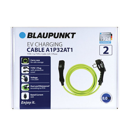 Blaupunkt EVcable type1-2 32A 1ph A1P32AT1