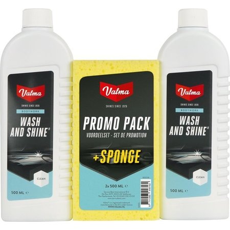 Valma Valma Wash and Shine + Spons 2x500ml