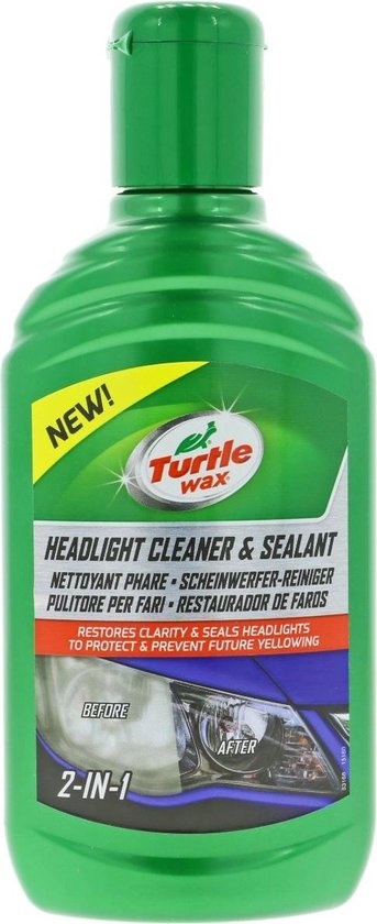 Turtle Wax - Headlight Cleaner & Sealant 300ml