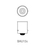 ProPlus Autolamp oranje (12V 21W BAU15s) (2 Stuks)