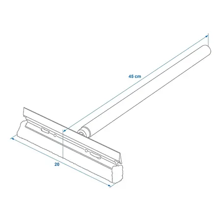 ProPlus Raamtrekker met houten steel