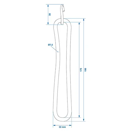 ProPlus Spanrubber 200mm met S-Haak (4 Stuks)