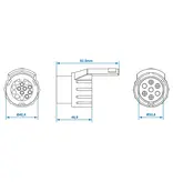 ProPlus Verloopstekker van 7- naar 13-Polig