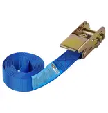 ProPlus Spanband blauw met ratel 3,5 meter