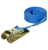 ProPlus Spanband blauw met ratel 5 meter