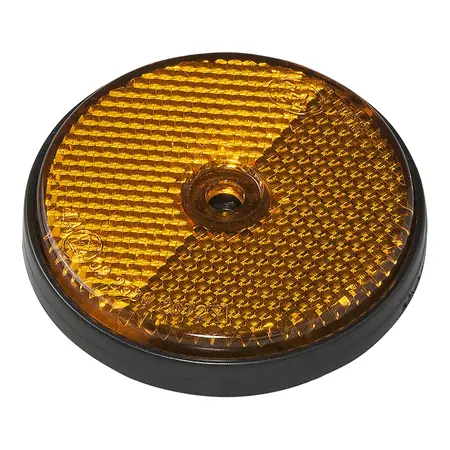 ProPlus Reflector oranje 60mm schroefbevestiging 2 stuks