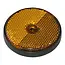 ProPlus Reflector oranje 60mm schroefbevestiging 2 stuks