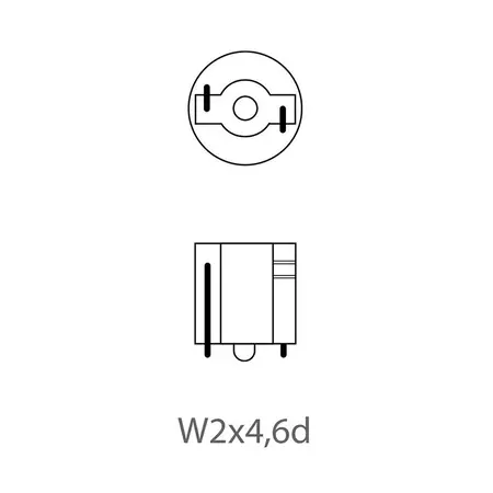 ProPlus Autolamp 12V 1,2W T5 W2x4,6d 2 Stuks