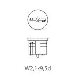 ProPlus Autolamp 12V 3W T10 W2,1x9,5d 2 Stuks