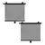 ProPlus Rolgordijn 45x54cm set van 2 stuks