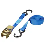 ProPlus Spanband blauw met ratel + 2 haken 5 meter