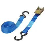 ProPlus Spanband blauw met ratel + 2 haken 5 meter