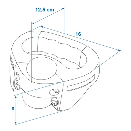 ProPlus Proplus Handgreep voor neuswiel 48mm