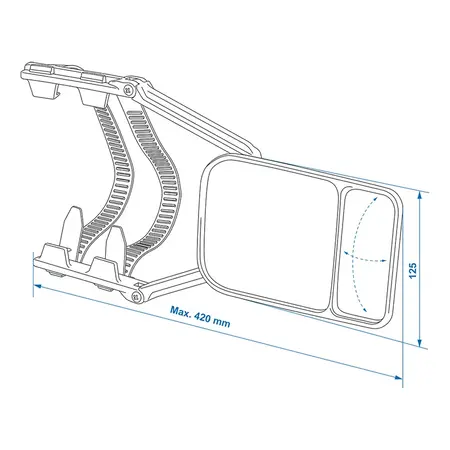 ProPlus Opzet - Caravanspiegel Duo PM