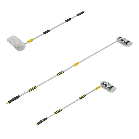 ProPlus Wasborstel 3D met zeepreservoir telescopische steel 2,5m