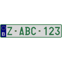 Handelaar Nummerplaat ALU (België)