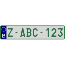 Handelaar Nummerplaat ALU (België)