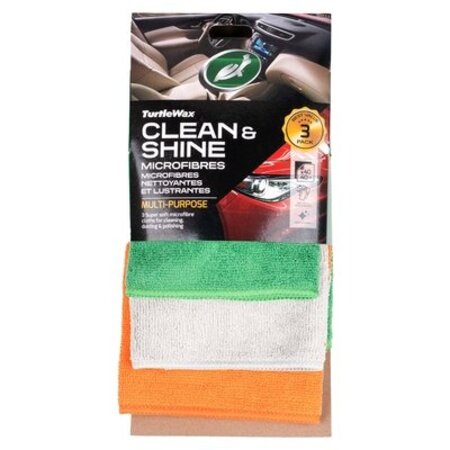 Turtle Wax Turtle Wax Clean & Shine Microfibres (3 stuks)
