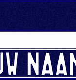 Funplaat Funplaat Glitter Blauw - Op Naam 520 x 112