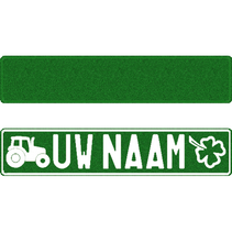 Funplaat Glitter Groen