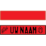 Funplaat Funplaat Rood Reflex - Op Naam 520 x 112