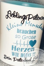 Tasse mit Foto und Spruch Patentante/Onkel,Oma oder Opa oder Tante.......