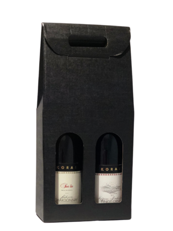 The Taste of Croatia Wijncadeau doos (2 flessen, zwart)