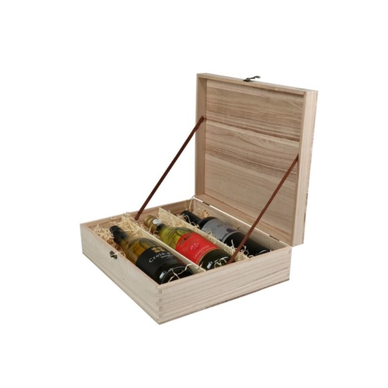 Wooden wine box 3 bottles The Taste of Croatia