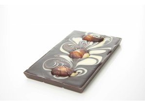 SJOKOLAT Tablet pure chocolade met zeevruchten