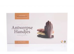 Antwerpse Handjes Chocolade - Gevuld - Grote doos