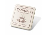 Café-Tasse Metal Box with Assorted Chocolate Squares