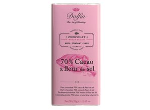 Dolfin Dark chocolate 70% cocoa with Fleur de Sel
