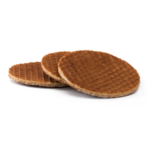 10 Hollandse Stroopwafels in een Delfts blauwe blik