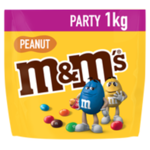 M&M's Peanut Chocolate Party Bag 1kg