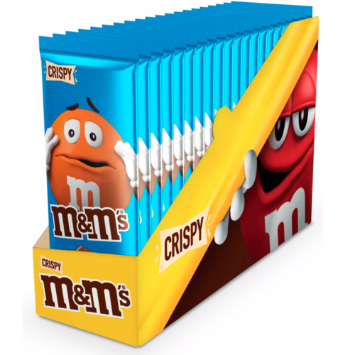 M&M'S Chocoladereep Crispy - 16 repen