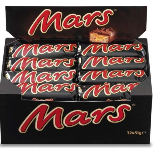 Mars chocolade repen - 32 x 51g