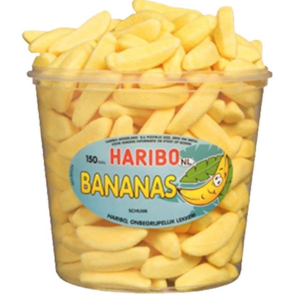 Haribo Zucker Bananen - 150 stuks